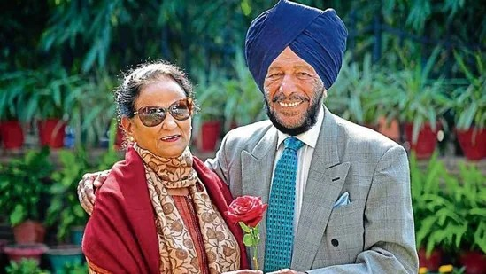 Nirmal Kaur and Milkha Singh