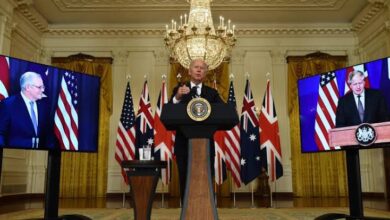 US, UK, and Austrialia security alliance